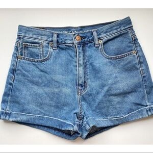 American Eagle Outfitters • Medium Wash Mom Shorts